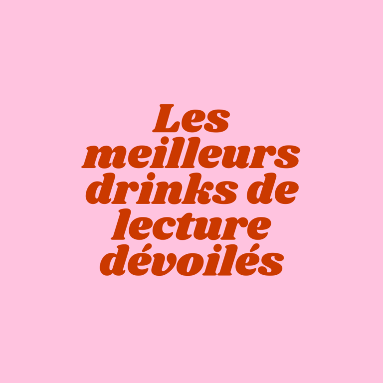 Le meilleur drink de lecture : 6 options faciles à revisiter