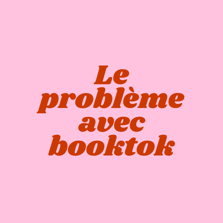 Le problème avec booktok et les médias